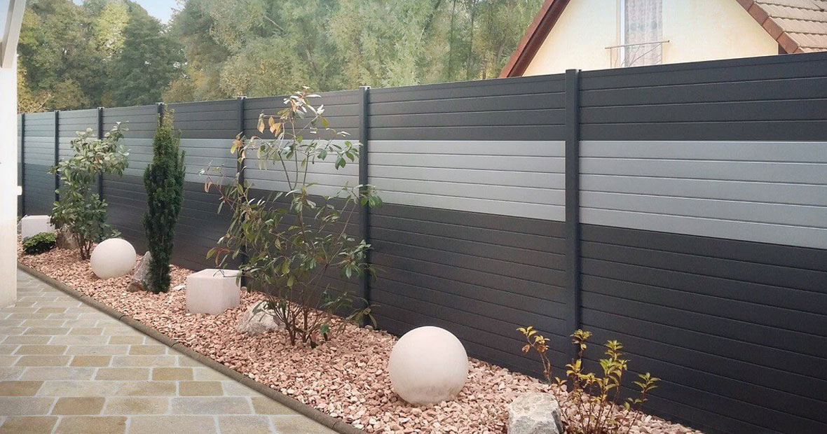 Clôture en aluminium