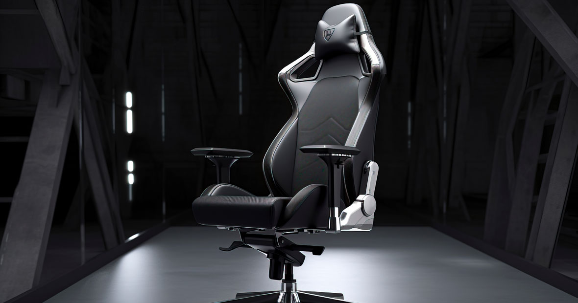 chaise gaming en simili cuir