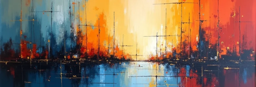 Tableaux abstraits XXL